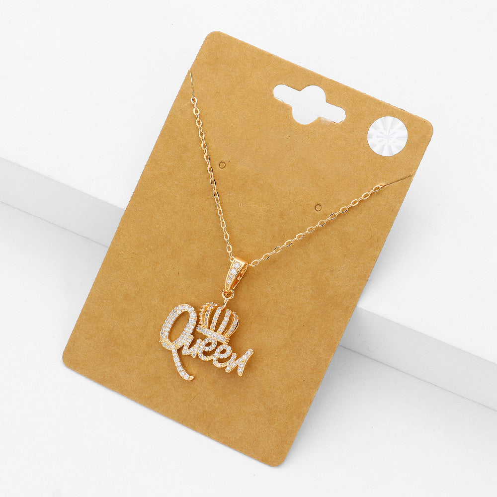 Queen CZ Necklace