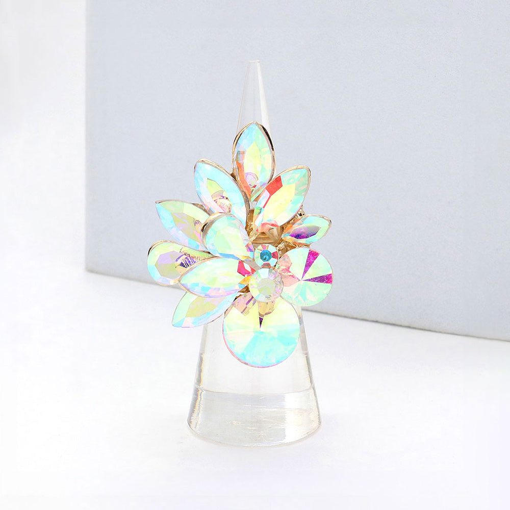 Flower Crystal Ring