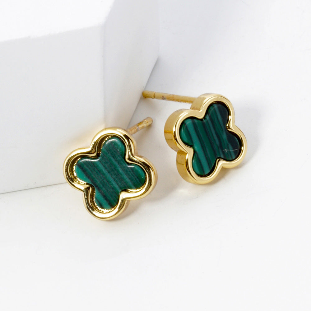 Leia Quatrefoil Studs