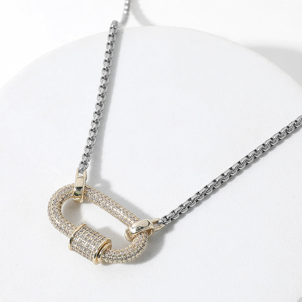 Paris Carabiner Necklace