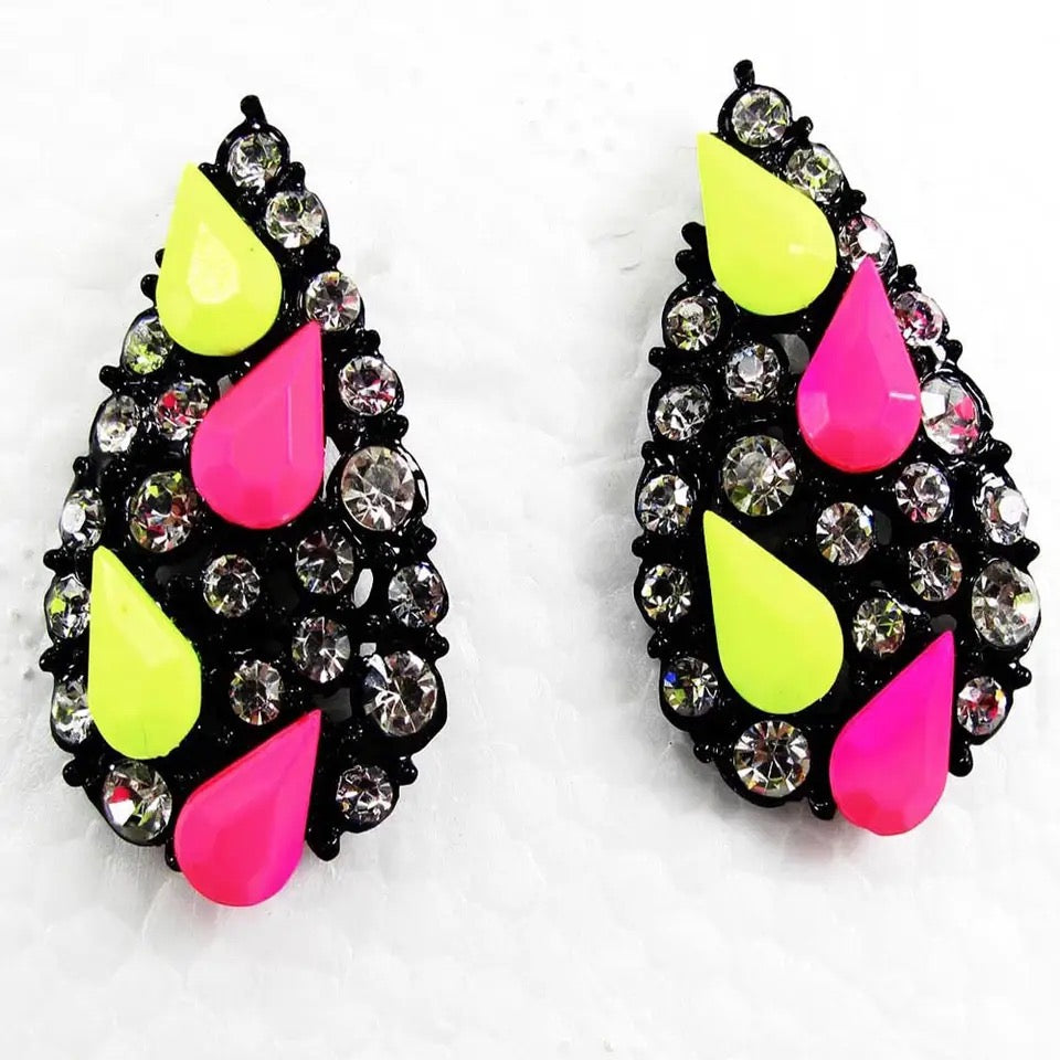 Drops of Neon Earrings