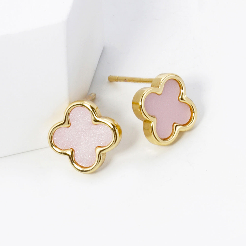 Leia Quatrefoil Studs