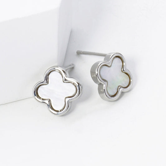 Leia Quatrefoil Studs