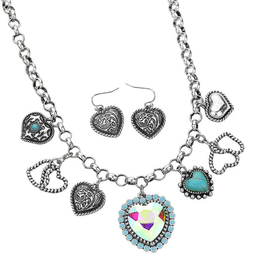 Chic Heart Western Necklace