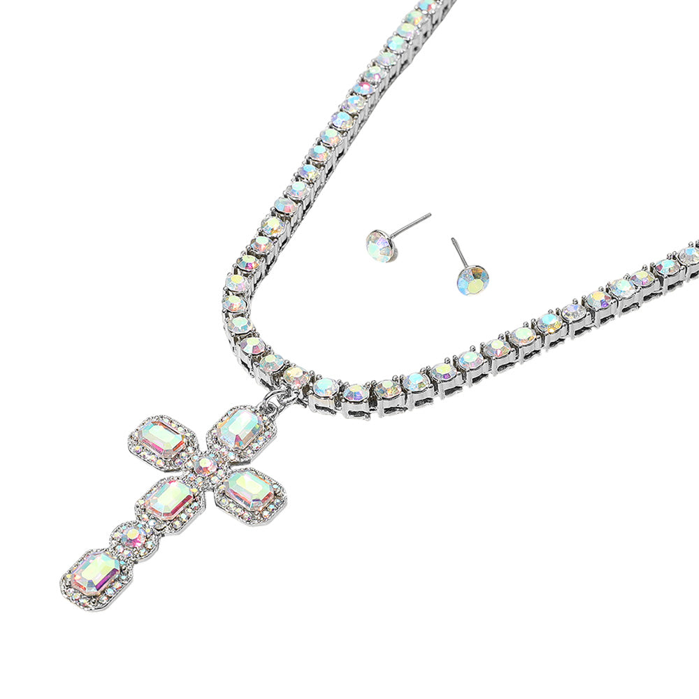 4Love Bling Cross Necklace